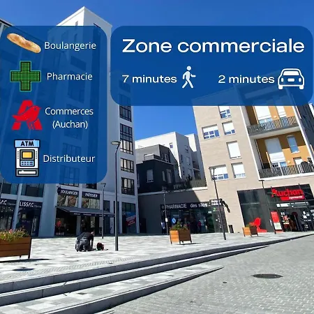 Luxe, Terrasse Et Parking - 10 Min De L'aeroport Cdg *