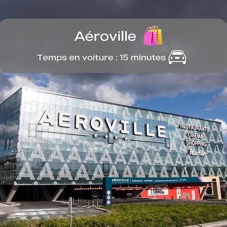 Luxe, Terrasse Et Parking - 10 Min De L'aeroport Cdg